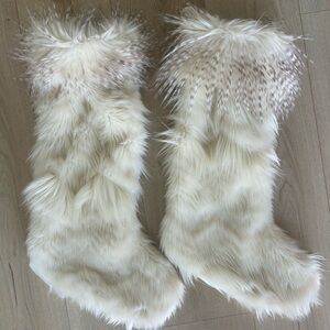 Anthropologie Fur Christmas Stockings